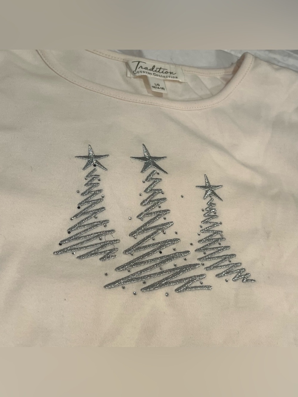 *bundle 3/30$* Vintage Embroidered Christmas Long Sleeve